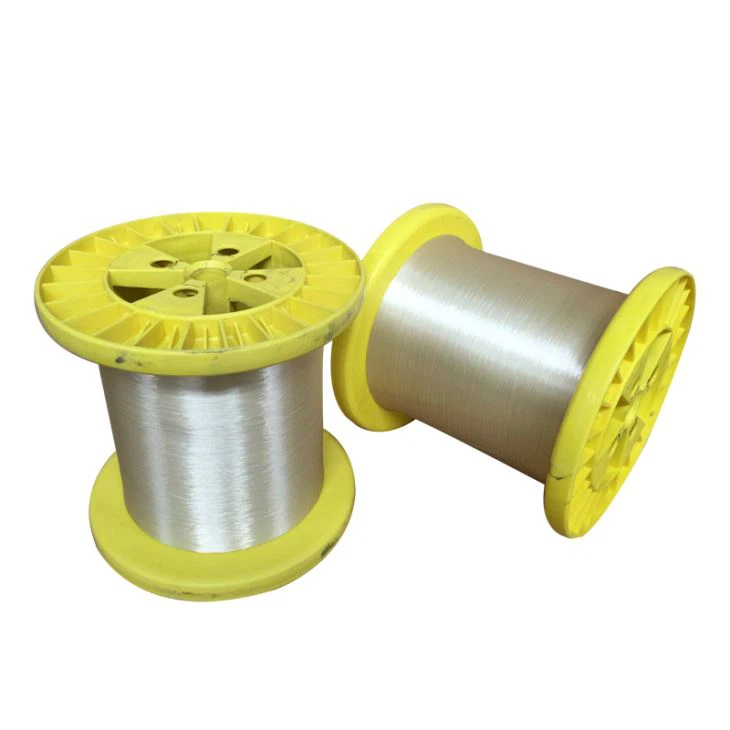 0.25 মিমি 100% Polyphenylene সালফাইড PPS Monofilament সুতা ব্রেইড স্লিভিং জন্য